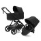 Set Carucior Thule Charm 2 in 1, sezut + landou, Black