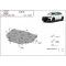 Scut metalic cutie de viteze Audi Q8 2018-prezent