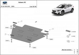 Scuturi Metalice Auto Subaru XV, Scut metalic cutie de viteze Subaru XV 2018-2022 - autogedal.ro