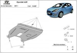 Scuturi metalice auto Hyundai, Scut motor metalic Hyundai IX20 2010-2019 - autogedal.ro