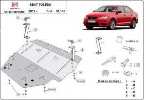 Scuturi Metalice Auto, Scut motor metalic Seat Toledo IV 2013-2019 - autogedal.ro