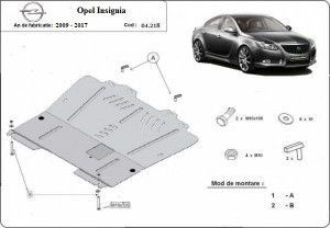 Scuturi metalice auto Opel Insignia, Scut motor metalic Opel Insignia A 2008-2017 - autogedal.ro