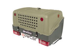 Cutii Portbagaj - Cu prindere pe carligul de remorcare, Cutie portbagaj transport animale de companie/vanatoare Towbox V1 DOG Verde - autogedal.ro