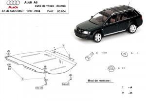 Scuturi Metalice Auto, Scut metalic pentru cutia de viteze manuala Audi A6 C5 1997-2004 - autogedal.ro