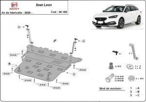 Scuturi metalice auto Seat Leon, Scut motor metalic Seat Leon 2020-prezent - autogedal.ro