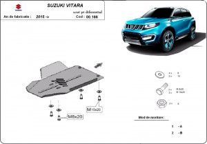 Scuturi metalice auto Suzuki Vitara, Scut metalic diferential spate Suzuki Vitara 2015-2020 - autogedal.ro