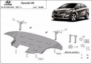 Scuturi metalice auto Hyundai, Scut motor metalic Hyundai I 30 III 2017-prezent - autogedal.ro