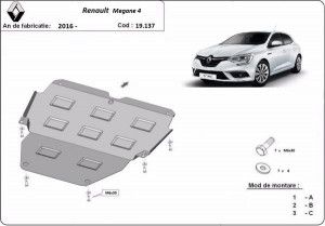 Scuturi Metalice Auto Renault Megane, Scut motor metalic Renault Megane IV 2016-prezent - autogedal.ro