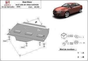 Scuturi Metalice Auto, Scut metalic pentru cutia de viteze automata Seat Exeo 2008-2013 - autogedal.ro