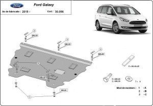 Scuturi Metalice Auto Ford Galaxy, Scut motor metalic Ford Galaxy 2015-prezent - autogedal.ro