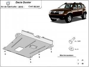 Scuturi Metalice Auto, Scut motor metalic Dacia Duster I 2010-2013 - autogedal.ro