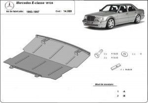 Scuturi Metalice Auto, Scut motor metalic Mercedes E-Class W214 1993-1997 - autogedal.ro