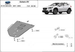 Scuturi metalice auto Subaru XV, Scut metalic cutie de viteze Subaru XV 2012-2017 - autogedal.ro