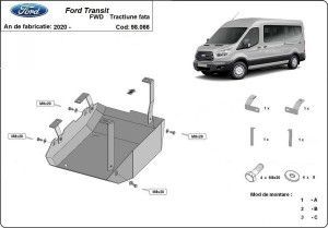 Scuturi Metalice Auto, Scut rezervor AdBlue metalic  Ford Transit Tractiune Fata 2020-prezent - autogedal.ro