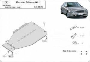 Scuturi Metalice Auto Mercedes E-Class, Scut metalic cutie de viteze automata Mercedes E-Class W211 2002-2009 - autogedal.ro