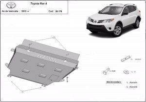 Scuturi Metalice Auto, Scut motor metalic Toyota Rav 4 2013-2018 - autogedal.ro