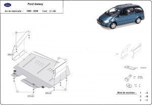 Default Category, Scut motor metalic Ford Galaxy 1995-2006 - autogedal.ro