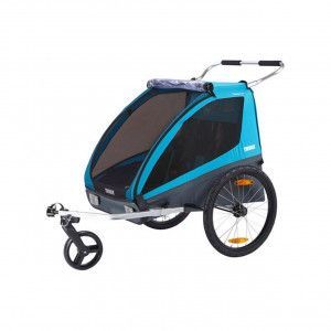 Transport copii - Carucioare multifunctionale, Carucior Chariot Thule Coaster XT Blue - autogedal.ro