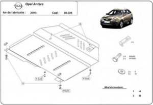 Default Category, Scut motor metalic Opel Antara 2006-2010 - autogedal.ro