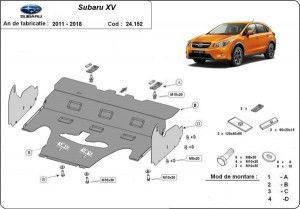 Scuturi Metalice Auto Subaru XV, Scut motor metalic Subaru XV 2012-2017 - autogedal.ro