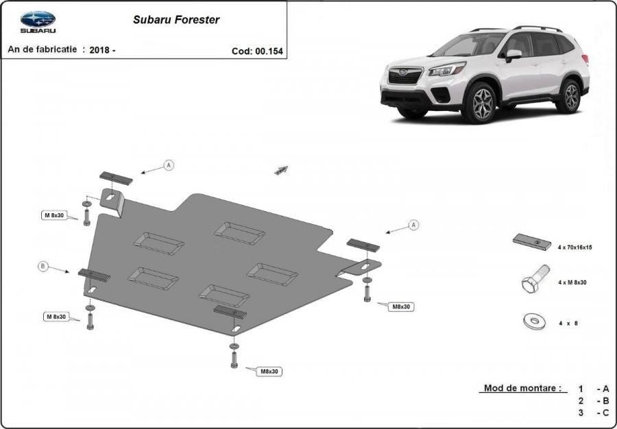 Scut metalic cutie de viteze Subaru Forester 2019-prezent